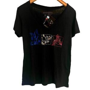 Pokemon Center Exclusive Legendary Birds Graphic T-Shirt Women's Small NWT Black